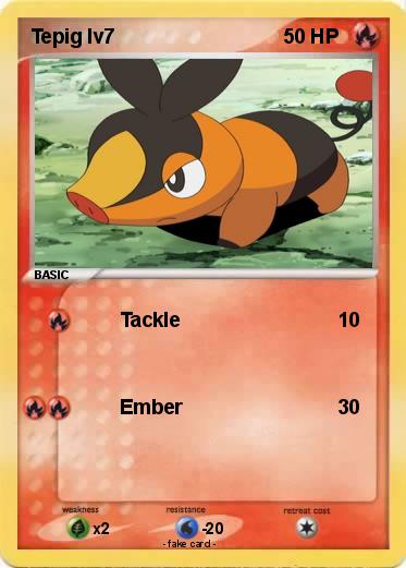 Pokemon Tepig lv7
