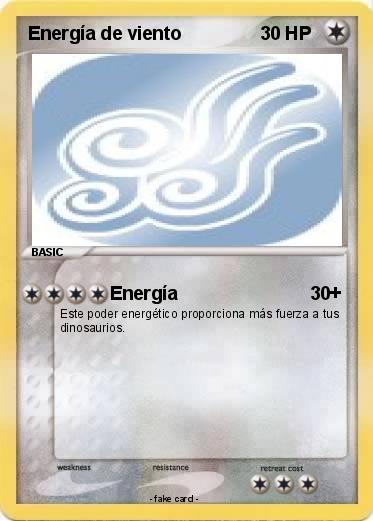 Pokemon Energía de viento