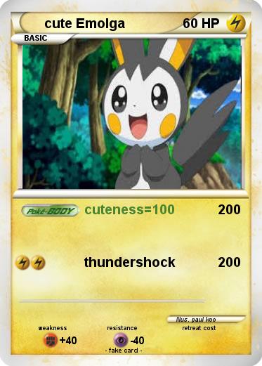 Pokemon cute Emolga