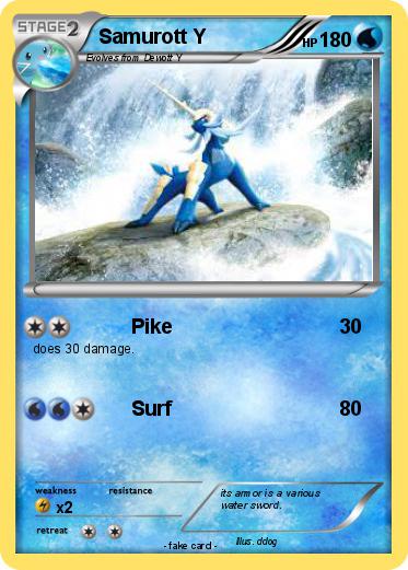 Pokemon Samurott Y