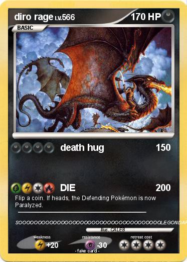 Pokemon diro rage