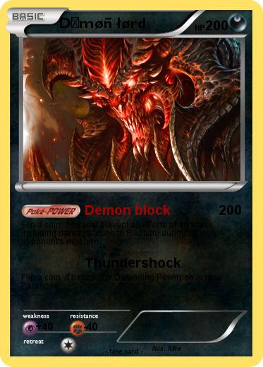 Pokemon Dęmøñ łørd