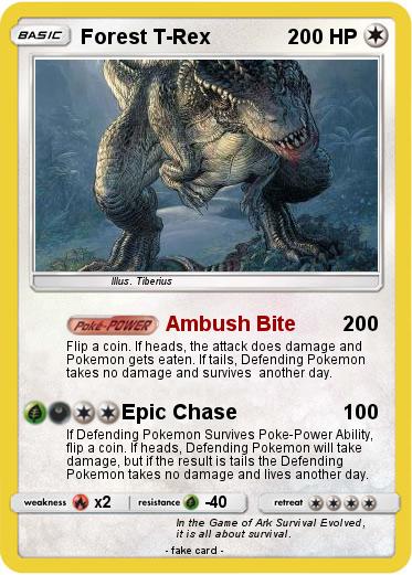 Pokemon Forest T-Rex