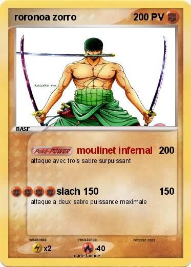 Pokemon roronoa zorro