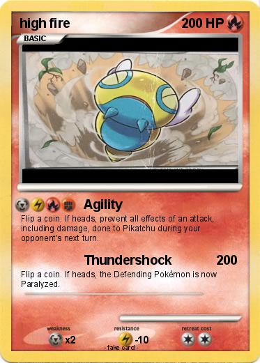 Pokemon high fire