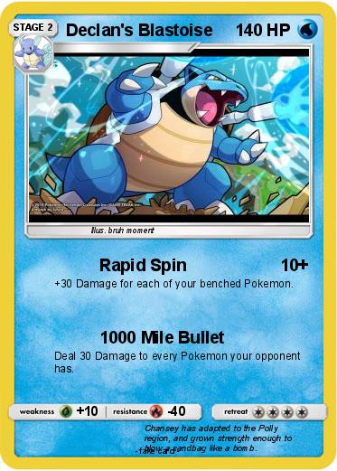 Pokemon Declan's Blastoise