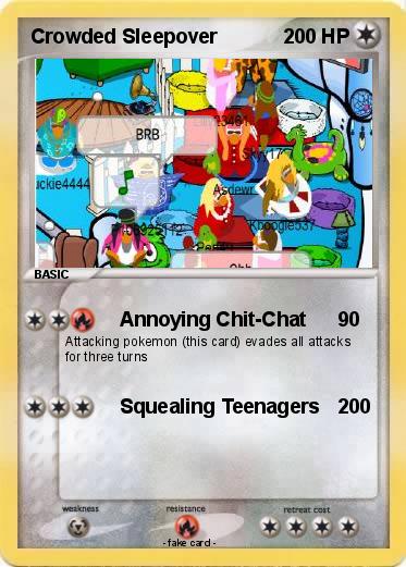 Pokemon Crowded Sleepover