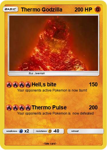 Pokemon Thermo Godzilla