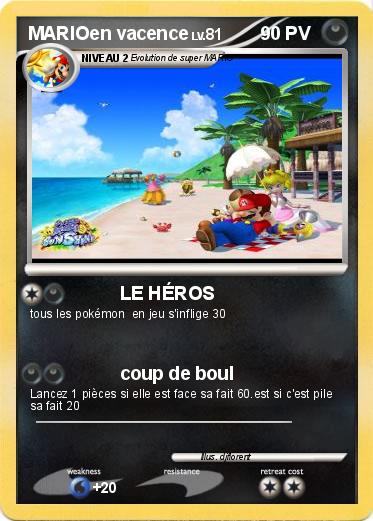 Pokemon MARIOen vacence