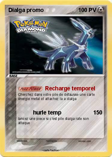 Pokemon Dialga promo