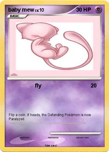 Pokemon baby mew