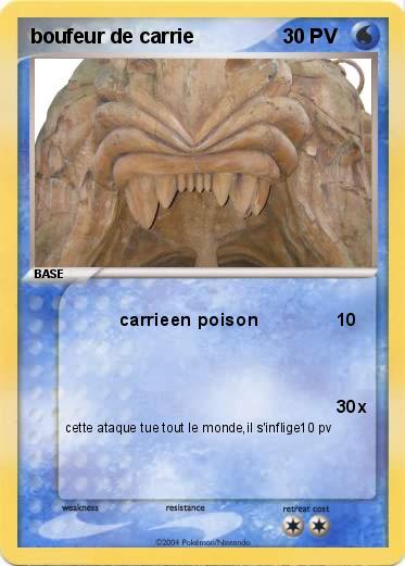 Pokemon boufeur de carrie