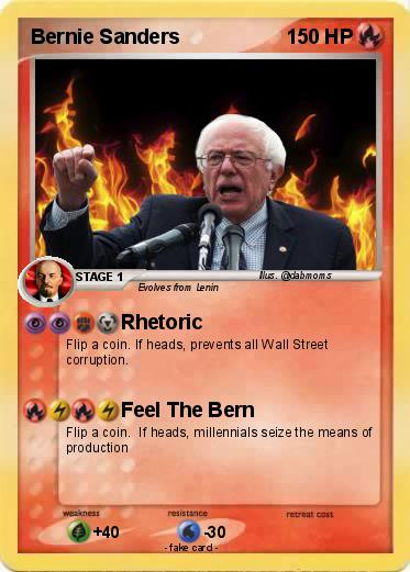 Pokemon Bernie Sanders