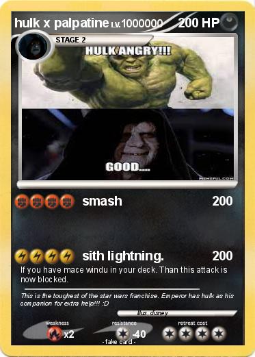 Pokemon hulk x palpatine