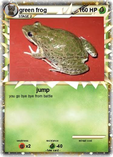 Pokemon green frog