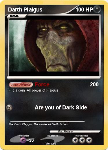 Pokemon Darth Plaigus