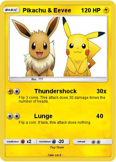 Pokemon Pikachu & Eevee