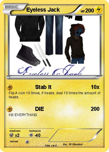 Pokemon Eyeless Jack
