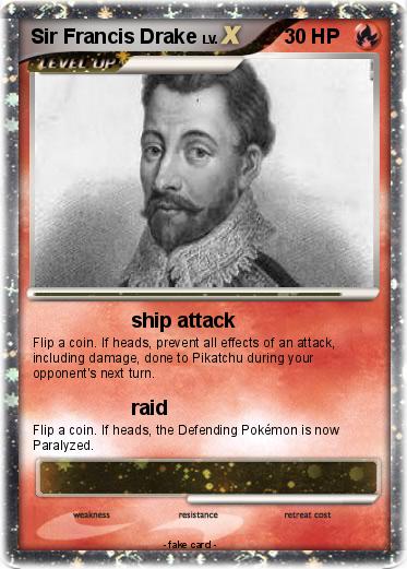 Pokemon Sir Francis Drake