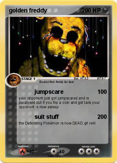 Pokemon golden freddy