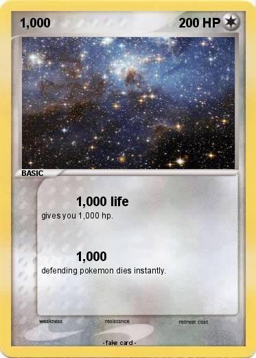 Pokemon 1,000