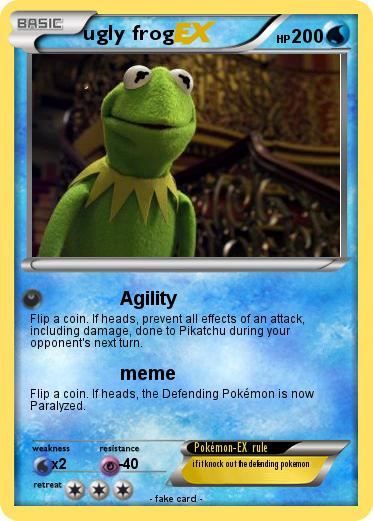 Pokemon ugly frog