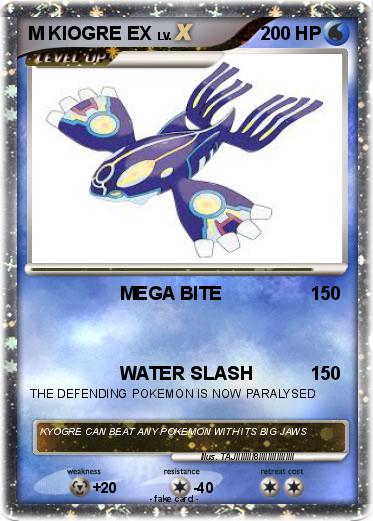 Pokemon M KIOGRE EX