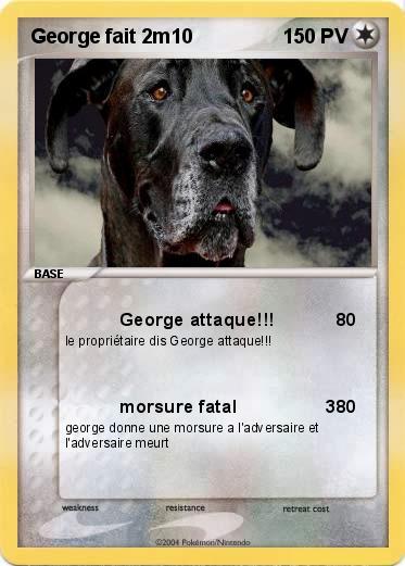 Pokemon George fait 2m10