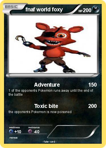 Pokemon fnaf world foxy