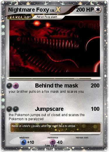 Pokemon Nightmare Foxy