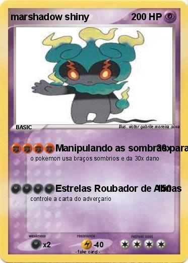 Pokemon marshadow shiny