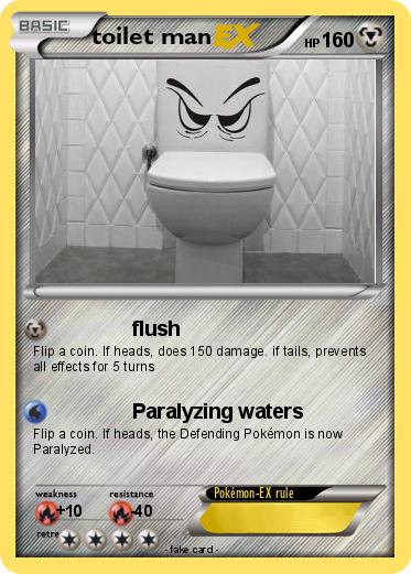 Pokemon toilet man