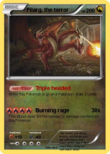 Pokemon Filarg, the terror