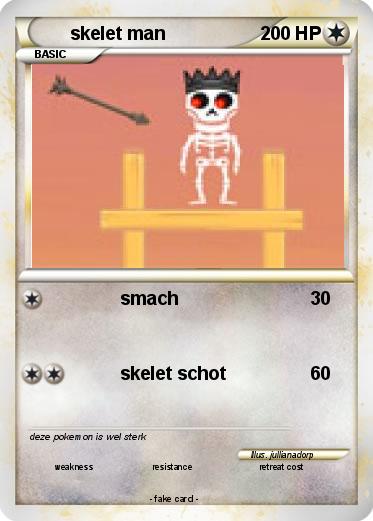 Pokemon skelet man