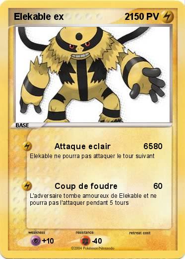 Pokemon Elekable ex                        2