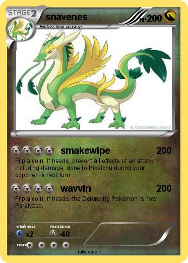 Pokemon snavenes