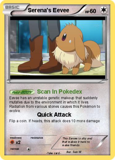 Pokemon Serena's Eevee