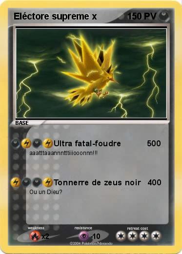 Pokemon Eléctore supreme x