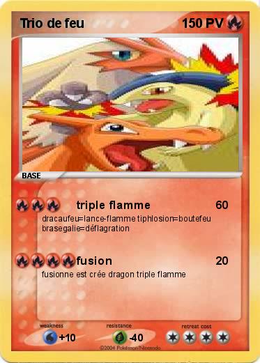 Pokemon Trio de feu