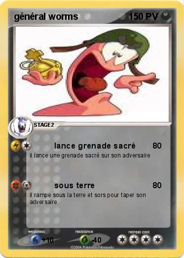 Pokemon général worms