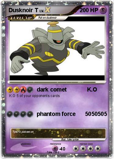 Pokemon Dusknoir T