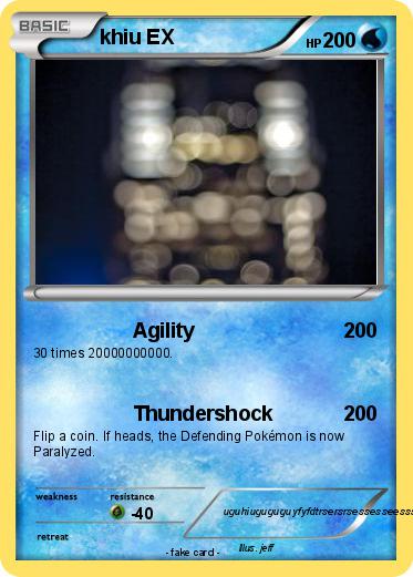 Pokemon khiu EX