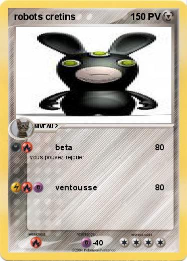 Pokemon robots cretins