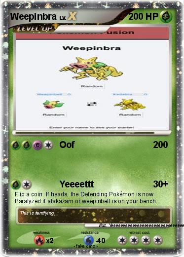 Pokemon Weepinbra