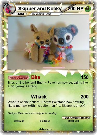 Pokemon Skipper and Kooky