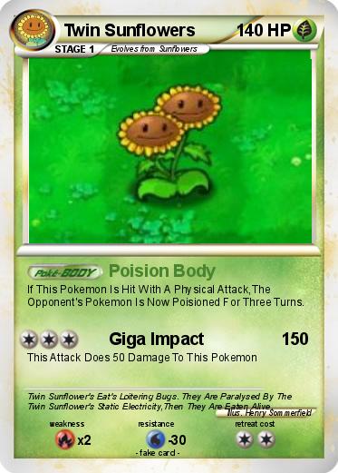 Pokemon Twin Sunflowers
