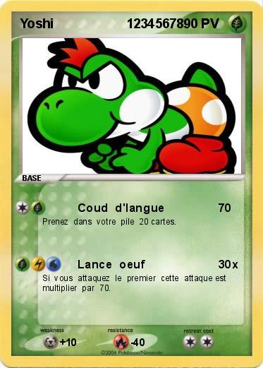 Pokemon Yoshi                    12345678 