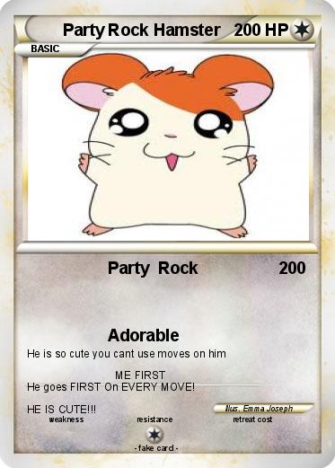Pokemon Party Rock Hamster