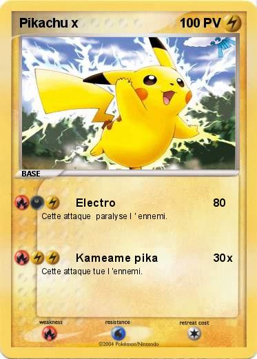 Pokemon Pikachu x