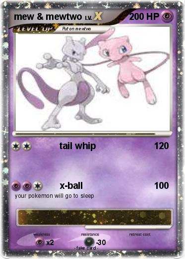 Pokemon mew & mewtwo